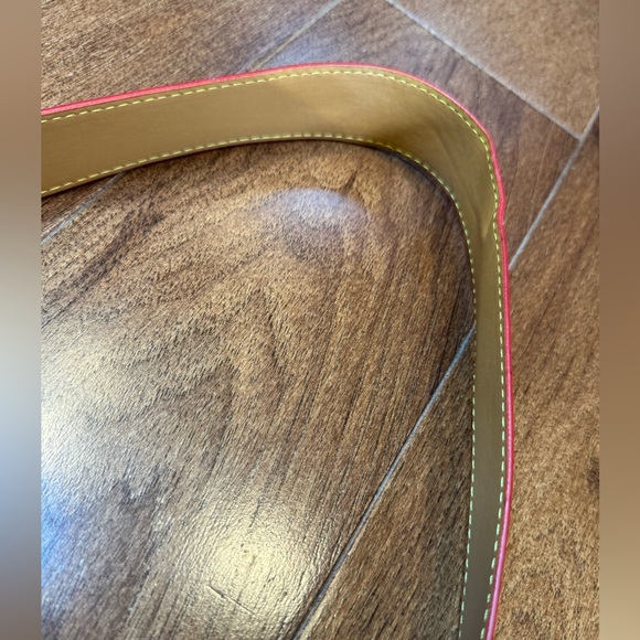 Designer Inspired Classic Monogram Shoulder Bag in Brown and Tan - Picture 11 of 16